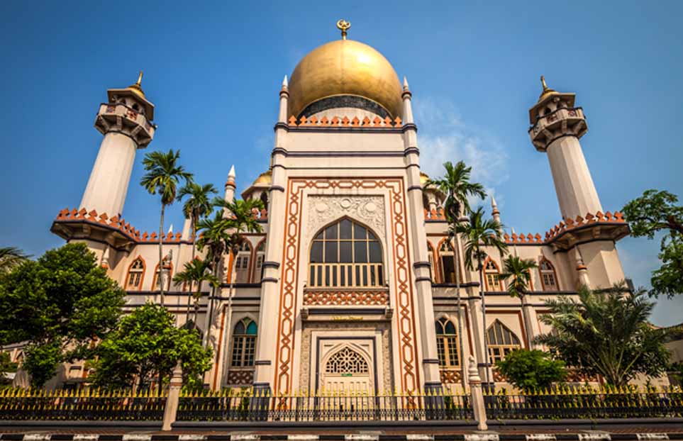 Mosque Near Bugis or Arab Street - Sultan Mosque